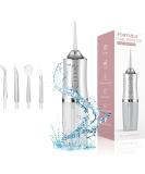 Water Dental Flosser - Cordless Oral Irrigator with 3 Modes IPX7 Waterproof & Rechargeable for Travel | Powerful Teeth Cleaner with 4 Tips for Braces & Bridges Care - Buy Online on GoSupps.com