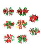 Lurrose 8Pcs Christmas Bow Hair Clips | Cute Bowknot Hairpins for Kids & Toddlers - Perfect Holiday Accessories - Buy Online on GoSupps.com