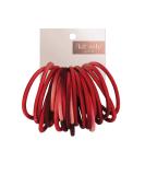 Kitsch Recycled Polyester Ombre Hair Ties - Set of 20 Black Hair Elastics for Thick & Thin Hair | No Damage Ponytail Holders | Holiday Gift Pack - Blush - Buy Online on GoSupps.com