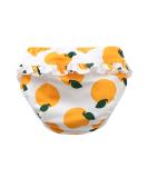 Adorable Reusable Baby Swimming Trousers | Girls' Swimming Diaper for Toddlers (0-4 Years) - Small Gray Flowers - L (28-36 LB/2-3 Years) - Buy Online on GoSupps.com