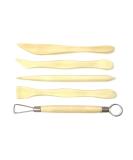 Honbay 5-Piece Wooden Mini Modeling Tools for Clay Sculpture - Cutting, Carving, Smoothing - Buy Online on GoSupps.com