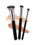 Buy Burfy 3-Piece Professional Make-Up Brush Set | Foundation & Concealer Brushes | Synthetic Fiber for Liquid & Powder | International Shipping - Buy Online on GoSupps.com
