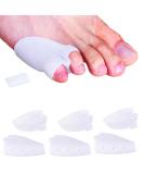 Mcvcoyh 6 Pieces Pinky Toe Separator Pinky Toe Cushion Protectors Gel Toe Separators Toe Straighteners for Curled Toes Pain Relief Overlapping Toe Curled Pinky Toe - Buy Online on GoSupps.com