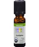 Buy Aura Cacia Organic Eucalyptus Essential Oil | 0.25 fl oz - Pure & Natural - Buy Online on GoSupps.com