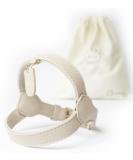 Muki & Co Beige Dog Dishes - Double-Layered Adjustable & Comfortable for Extra Small to Medium Dogs (Size M 44-50 cm) - Buy Online on GoSupps.com