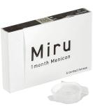 Miru 1 Month Menicon monthly lenses 6 pieces / BC 8.60 mm / DIA 14.00 mm / -4 dioptria -4.0 diopters 8.6 millimeters 14.0 millimeters 6 - Buy Online on GoSupps.com