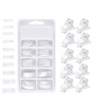DNHCLL 600 PCS 12 Sizes False Toenails Full Cover - Natural Acrylic Toenails for Nail Salons and DIY Nail Art - Buy Online on GoSupps.com