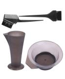 FRCOLOR 4Pcs Hair Dye Coloring Kit - Brush, Bowl, Measuring Cup Set for DIY Salon & Home Use - Buy Online on GoSupps.com