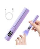 Asimebesty Mini UV Nail Lamp 3W with 2 Timers - Portable Handheld UV Nail Lamp for Gel Nails - LED Screen - Home DIY Nail Art Tool - Buy Online on GoSupps.com
