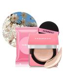 Coringco K Beauty Air BB Cushion SPF50+ PA+++ Cherry Blossom Water Moisture - 0.5floz (23) + Refill - Buy Online on GoSupps.com