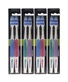 REACH Essential Care Interdental Firm Toothbrush Duo Pack x 4 Full Head Hard Bristle Manual Toothbrushes Variety Colors Multipack Daily Oral Enamel Dental Care Firm 2 count (Pack of 4) - Buy Online on GoSupps.com