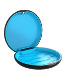 Retainer Case Orthodontic Dental Case: BVN Slim Braces Case Mouth Guard Case Denture Box Teeth Aligner Case Night Guard Case Container Storage Holder Black Blue - Buy Online on GoSupps.com