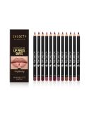 12 Color Matte Lip Liner Set - Long Lasting Waterproof Lip Pencils for Define & Fill - Premium Nude Lip Makeup - Buy Online on GoSupps.com