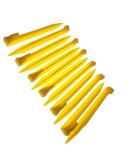9 Inch Plastic Tent Stakes -12 pcs Heavy Duty and Larger Durable Tent Pegs Spike Hook for Campings Outdoor and Garden Lawn, Sturdy Canopy Stakes Accessories Suitable for Sand Beach Woods 12 Pcs-Yellow - Buy Online on GoSupps.com