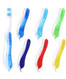 6-Piece Portable Folding Travel Toothbrush Set for Camping & Hiking | Collapsible & Compact Design with Built-in Cover | Ideal for Men, Women, and Kids | 6 Colors Available - Buy Online on GoSupps.com