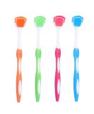 Travel-Friendly Plastic Tongue Scraper | Freshens Breath, Removes Bacteria | Tongue Cleaner & Cleaning Tool - Buy Online on GoSupps.com