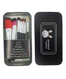Children Makeup Brushes 7Pcs Makeup Brush Set Foundation Eyebrow Eyeliner Brush Cosmetic Concealer Brushes for Kids Girls Women trave - Black with case - Buy Online on GoSupps.com