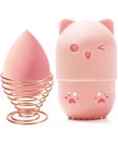 Makeup Sponge Holder - Beauty Blender Travel Case & Drying Stand (Pink) - Buy Online on GoSupps.com