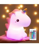 One Fire Kids Night Light - 16 Colors 5 Brightness Levels Dimmable Unicorn Bedside Lamp for Girls | Kawaii Baby Room Decoration - Buy Online on GoSupps.com