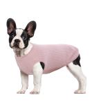 Buy Hjumarayan Thin Washable Dog Sweater for Medium-Sized Dogs - Striped Fleece Shirt for Corgis & Dachshunds - Elastic Fit Stylish Pink (Large) - Buy Online on GoSupps.com