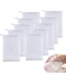 ELANE Handmade Soap Bubble Mesh Bags - 10 Pcs Exfoliating & Foaming Net Bags - Buy Online on GoSupps.com