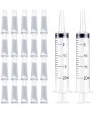 20Pcs Refillable 10ml Mini Clear Lip Gloss Containers for DIY Balm with Syringe - Buy Online on GoSupps.com