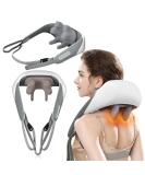 Danlikt Neck Massager - Rechargeable 5D Massage Device with Heat for Neck Back Shoulder & Leg - White - Buy Online on GoSupps.com