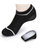 Invisible Height Increase Insoles with Non-Detachable Socks - 2-in-1 Heel Lift Inserts 1.4 Inch Cushion for Men & Women Black - Buy Online on GoSupps.com