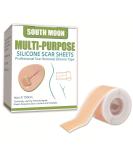 Medical Grade Silicone Scar Sheets - C-Section Surgery Burn Keloid & Acne Treatment | 1.6 x 60 Roll - Buy Online on GoSupps.com