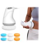 Electric Cellulite Massager - Anti-Cellulite Device for Belly Buttocks & Legs | 6 Washable Pads for Smoother Tighter Skin - Buy Online on GoSupps.com