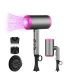 2000W Ionic Hair Dryer - Fast Drying 3 Heat/2 Speed Settings With Diffuser & Nozzles - Ideal for Home & Travel - Buy Online on GoSupps.com
