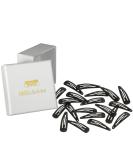 HAARallerliebst Hair Clips (20 pcs) - Black 5 cm Hair Accessories with Storage Box (White) - Perfect for International Shipping - Buy Online on GoSupps.com