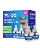TeddyDo Calming Diffuser Refill for Cats | Pack of Two| 60 Days Kit | Reduce Spraying Scratching and Other Problematic Behaviors | Calming and Relaxing Effect | 2x48 ml | - Buy Online on GoSupps.com