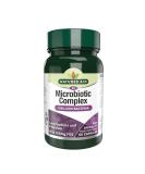 Natures Aid Microbiotic Complex | L.Acidophilus, Bifidus, FOS | Vegan | 60 Capsules - Buy Online on GoSupps.com