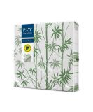 Buy PAW 3-Layer Paper Napkins (33x33 cm) - 20 Pack | Perfect for Birthdays Weddings & Parties | Eco-Friendly Bamboo Design - Green Stripes - Buy Online on GoSupps.com