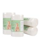 ALVABABY Bamboo Cloth Diaper Liners - Fragrance and Chlorine Free, Biodegradable Inserts - 400 Sheets, Pack of 4 - Buy Online on GoSupps.com