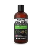 USA Made Tea Tree Oil Body Wash - Natural Liquid Shower Gel for Body Face & Sensitive Skin | 12oz Essential Oil Soap - Buy Online on GoSupps.com