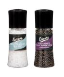 Epicure Mediterranean Sea Salt 270 g & Epicure Vietnamese Black Peppercorns 145 g Freshly Ground Seasoning Grinders - Buy Online on GoSupps.com