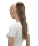 CAISHA 22 Straight Brown Ponytail Extension - Heat-Resistant Synthetic Fiber - Brown with Highlights #4H30 - Buy Online on GoSupps.com