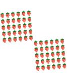 minkissy 60 Pcs Nail Art Accessories Nail Decorations Gemstones for Nails Strawberry Charms Jewelery for Girl Decoraciones Para U as Acr licas Nail Crystals Fruit Phone Case 3d Resin - Buy Online on GoSupps.com