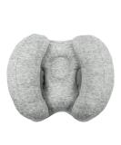 KAKIBLIN 2-in-1 Baby Travel Cushion | Adjustable Banana Shape Pillow for Toddlers | Grey - Buy Online on GoSupps.com