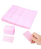 Tingdongwei 900 Pcs Lint-Free Nail Cotton Pads - Essential Nail Wipes for Manicure & Polish Remover - Pink - Buy Online on GoSupps.com