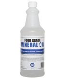 Premium 100% Pure Food Grade Mineral Oil USP, 1 Quart (32 Ounces), Butcher Block and Cutting Board Oil - Buy Online on GoSupps.com