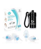 Buy EarGrace Soft Noise Reduction Ear Plugs for Sleeping - 2 Pairs for Small Ear Canals | Hearing Protection for Travel Concerts & Loud Events - Blue - Buy Online on GoSupps.com