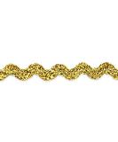 Trims by the Yard 1/8 Metallic Mini Ric Rac Trim | Metallic Gold | (36 yard cut) - Buy Online on GoSupps.com