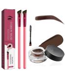 4D Hair Stroke Brow Stamp Brush - Realistic Eyebrow Stamping Kit (Dark Brown) for Perfectly Defined Brows | Ultra-Thin Design for Flawless Results - Buy Online on GoSupps.com