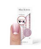 Original Miss Sophie Nail Foils Gossip Girl - 24 Ultra-Thin Pink Gradient Nail Polish Stripes for Natural Acrylic Gel & Shellac Nails - Buy Online on GoSupps.com