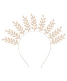 Lurrose Goddess Leaf Headband | Greek Bridal Hair Band & Laurel Crown | Gold Leaf Headdress Accessories - Buy Online on GoSupps.com