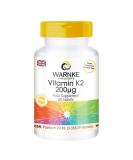 Vitamin K2 200 g - Vegan Menaquinone MK-7 - 60 Tablets by Warnke Vitalstoffe - Buy Online on GoSupps.com