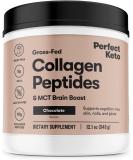 Perfect Keto Collagen Peptides Protein Powder with MCT Oil | Hydrolyzed Collagen, Type I & III Supplement | Non-GMO, Gluten Free, Grassfed, Keto Creamer in Coffee | Shakes for Women & Men  Chocolate - Buy Online on GoSupps.com
